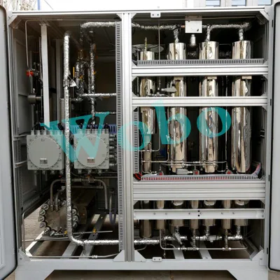 Impianto industriale per la cracking del metanolo e dell&prime;idrogeno