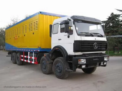 Mzd-600/35MPa-95% generatore di azoto e iniezione Skid Truck impianto di azoto a membrana Stazione di compressione dell&prime;azoto mobile del veicolo