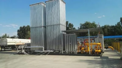 Stazione di rigassificazione LNG mobile con regolatore di pressione e. Macchina di odorizzazione