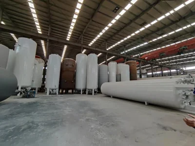 Liquido criogenico per serbatoi di stoccaggio di Lin Lar LNG anidride carbonica Serbatoio a pressione CO2 per azoto di ossigeno