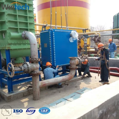  Scambiatore di calore a piastra saldata utilizzato per il trattamento del petrolio greggio con Timbro ASME