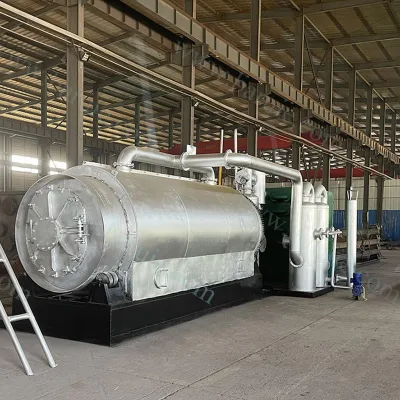 Macchina per pirolisi in plastica riciclaggio automatico con purificazione delle emissioni