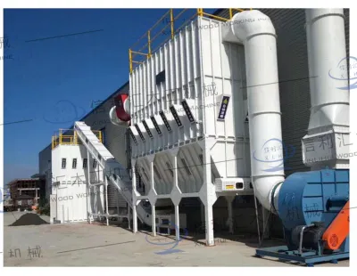  Mobili per lavorazione legno fabbrica Centrale polvere Rimozione sacchetto pulse raccolta polvere Attrezzature industriali per la rimozione della polvere apparecchiature di protezione ambientale riciclaggio della polvere