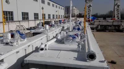 Sistema di controllo solido serbatoio di fango per campo petrolifero