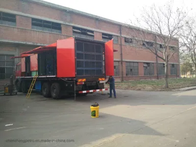 Mzd-600/35MPa-95% generatore di azoto e iniezione Skid Truck impianto di azoto a membrana Stazione di compressione dell&prime;azoto mobile del veicolo
