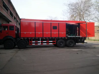 Mzd-600/35MPa-95% generatore di azoto e iniezione Skid Truck impianto di azoto a membrana Stazione di compressione dell&prime;azoto mobile del veicolo