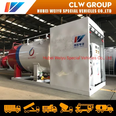  NNPC Standard 15cbm 15m3 7.5mt 7.5 Ton bombola di gas GPL impianto di riempimento Skid Station GPL con flussometro, cella di carico per dispositivi remoti