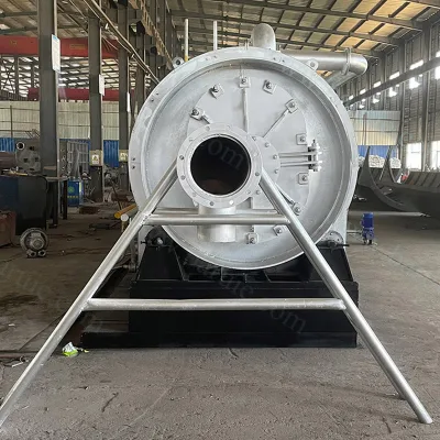 Macchina per pirolisi in plastica riciclaggio automatico con purificazione delle emissioni