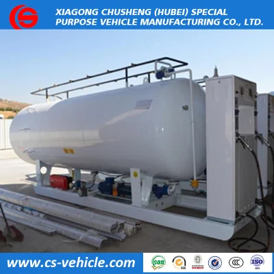 20 m3 200 litri 10 tonnellate serbatoio GPL Skid con doppio ugello di riempimento