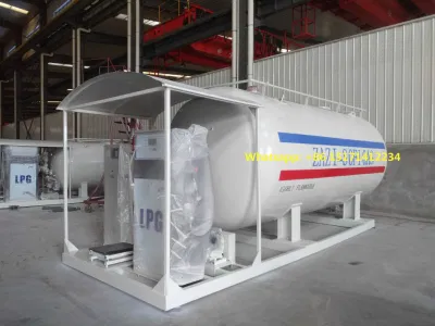  ASME Standard nuovo design 10 tonnellate Stazione di riempimento gas GPL Skid In vendita