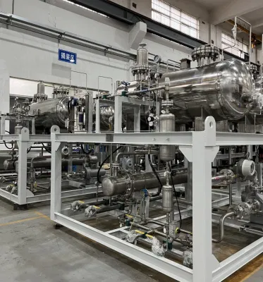 Impianto industriale di produzione di ossigeno con idrogeno stoccaggio per Cella a combustibile
