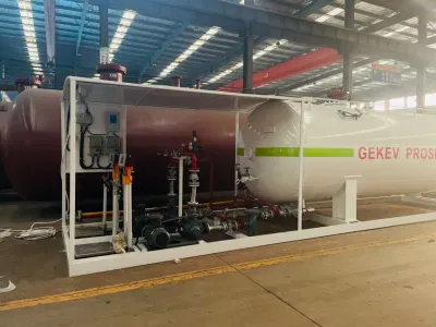 Stazione di imbottigliamento GPL 20metric - Stazione di riempimento gas GPL 5000L