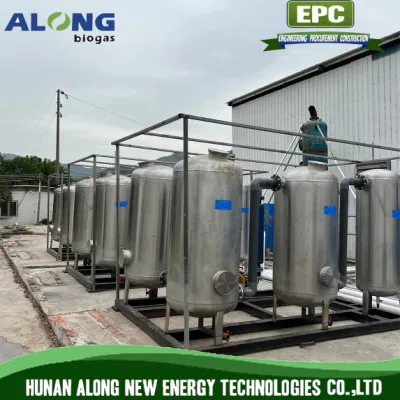  Sistema di pulizia per desolforazione biogas Torre di deumidificazione serbatoio deumidificatore regolazione pressione Soffiante