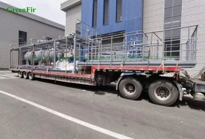 Impianto di trattamento del gas naturale personalizzato montato su pattini, comprendente attrezzature per disidratazione, dolcificazione e liquefazione