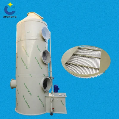 Torre di lavaggio per apparecchiature industriali di trattamento dei gas di scarico resistenti agli acidi