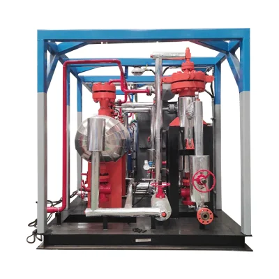 Tecnologia avanzata trattamento del gas naturale con recupero di gas e gas Funzione separatore di liquidi per la testa del pozzo