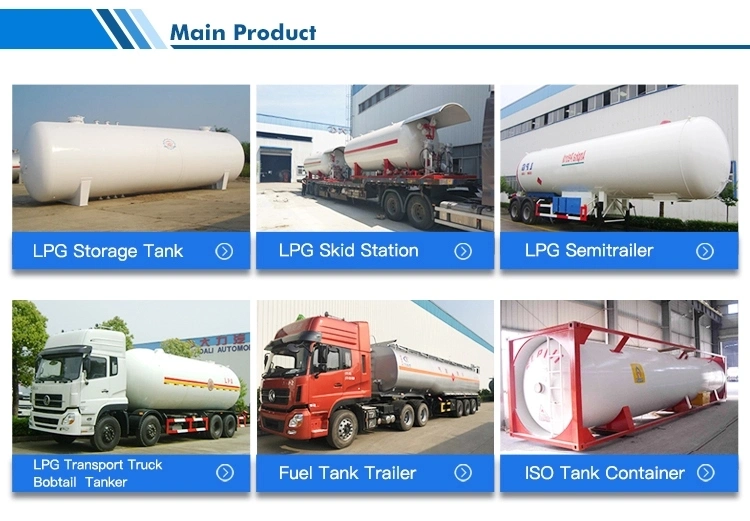5000gallon ASME Propane Gas Tank LPG Sikd Station Suppliers