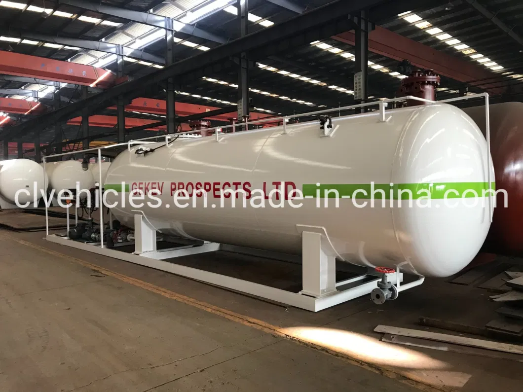 25000L 12tons LPG Gas Cylinders Filling Station LPG Skid Station Pressure Vessel