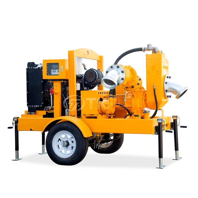 Movable Diesel Engine Drive Vacuum Self Priming Well Point Dewatering Pump