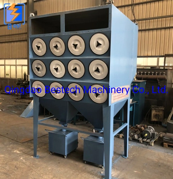 Sand Blasting Horizontal Cartridge Dust Extractor/Dust Collector Unit