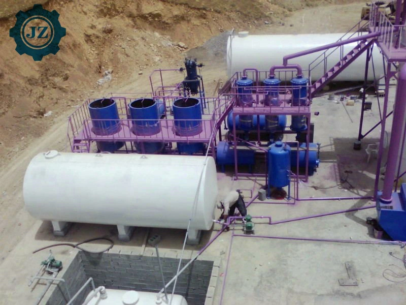 Environmental Waste Motor Oil / Pyrolysis Oil Processing Distillation Unit