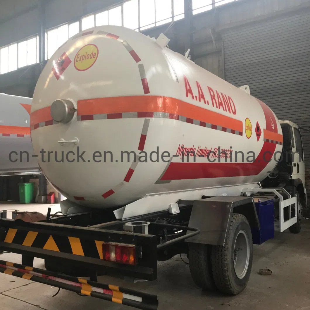 China New HOWO 2t 3t Gas Truck LPG Tanker Truck LPG Tank