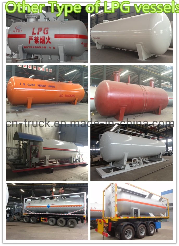 China Manufacture 45000L 42000L 40000L 36000L Gas Tanker Trailer LPG Tank Trailer