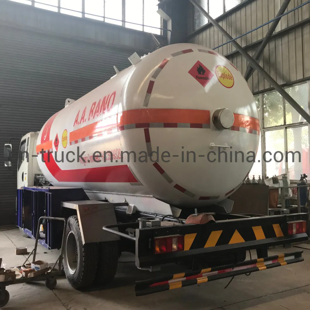 HOWO 5000L 3mt Gas Truck LPG Tank LPG Tank Tanker Truck