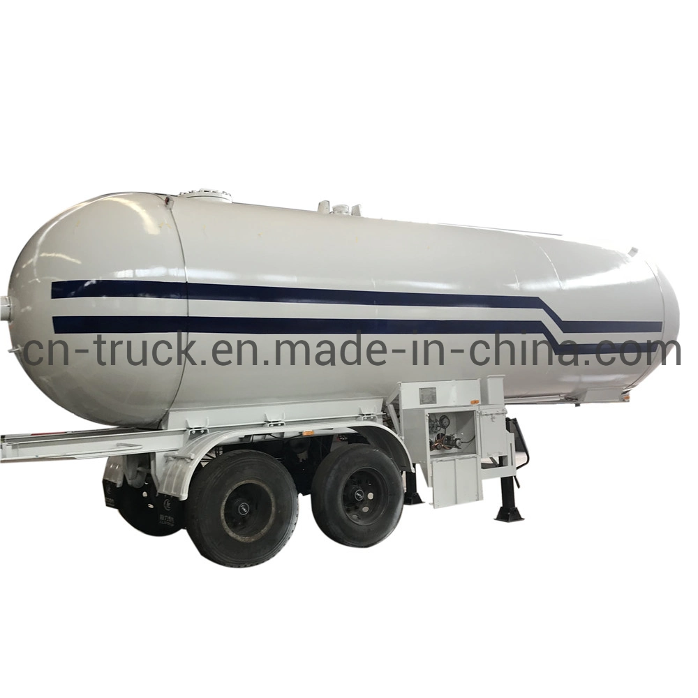 China Manufacture 45000L 42000L 40000L 36000L Gas Tanker Trailer LPG Tank Trailer