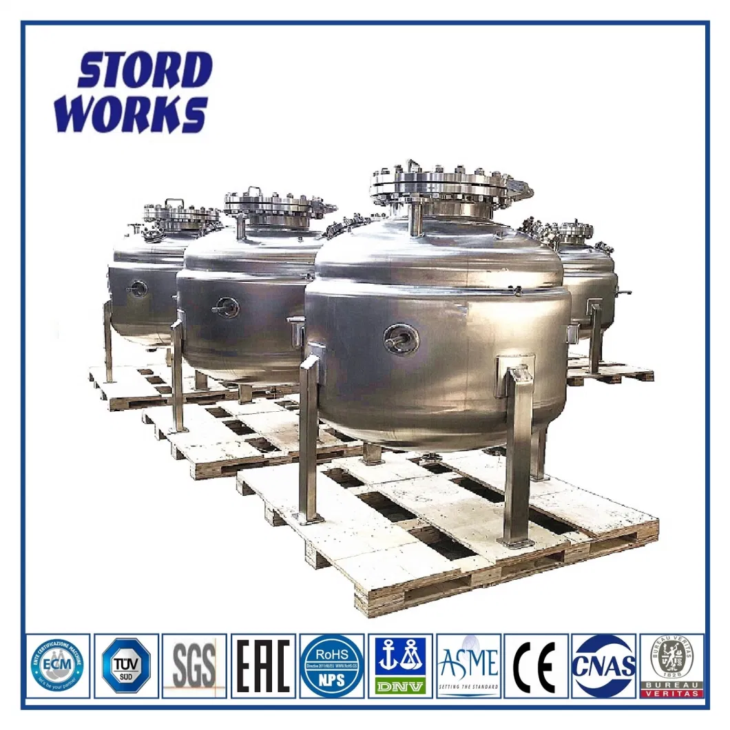 Trade Assurance ASME Standard Stainless Steel Pressure Vessel Storage Tank