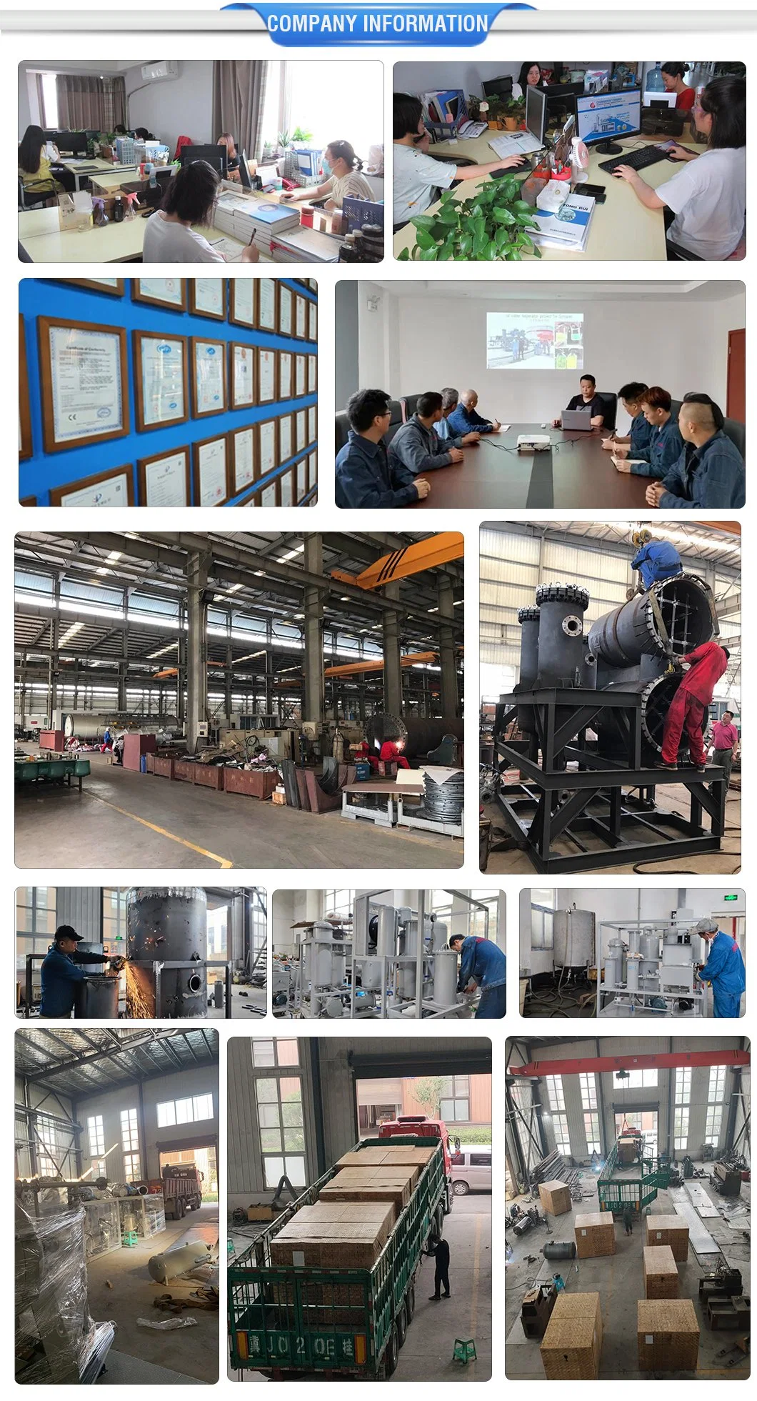 Fuel Oil Purifier Hydraulic Oil Diesel Waste Oil Regeneration Filtration Purification Equipment