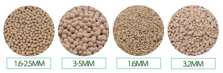 Molecular Sieve Type 3A 4A 5A 13X for Oil and Gas Plant