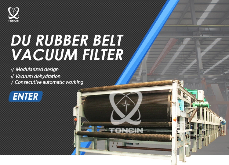 Vacuum Belt Filter Equipment for Desulphurization Gypsum Dewatering Use