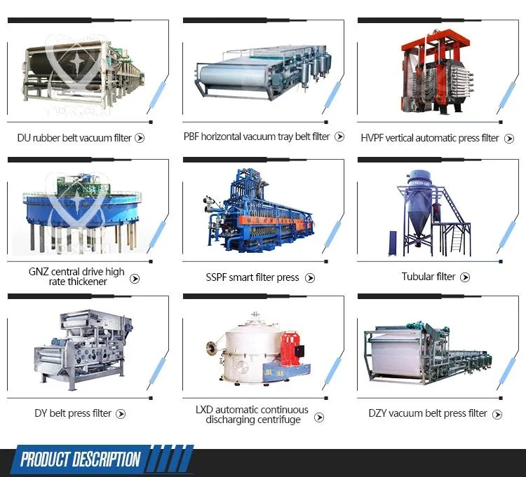 Vacuum Belt Filter Equipment for Desulphurization Gypsum Dewatering Use