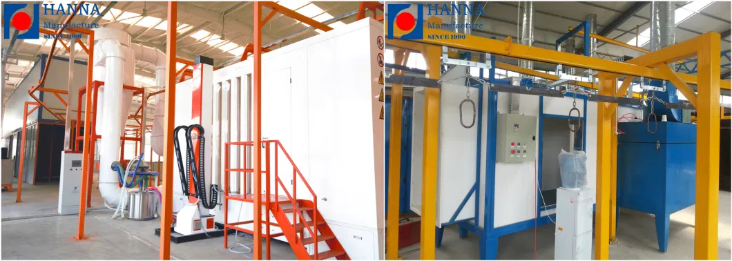 Automatic Electrostatic Powder Spraying Line Powder Coating Curing Oven Economical Solution