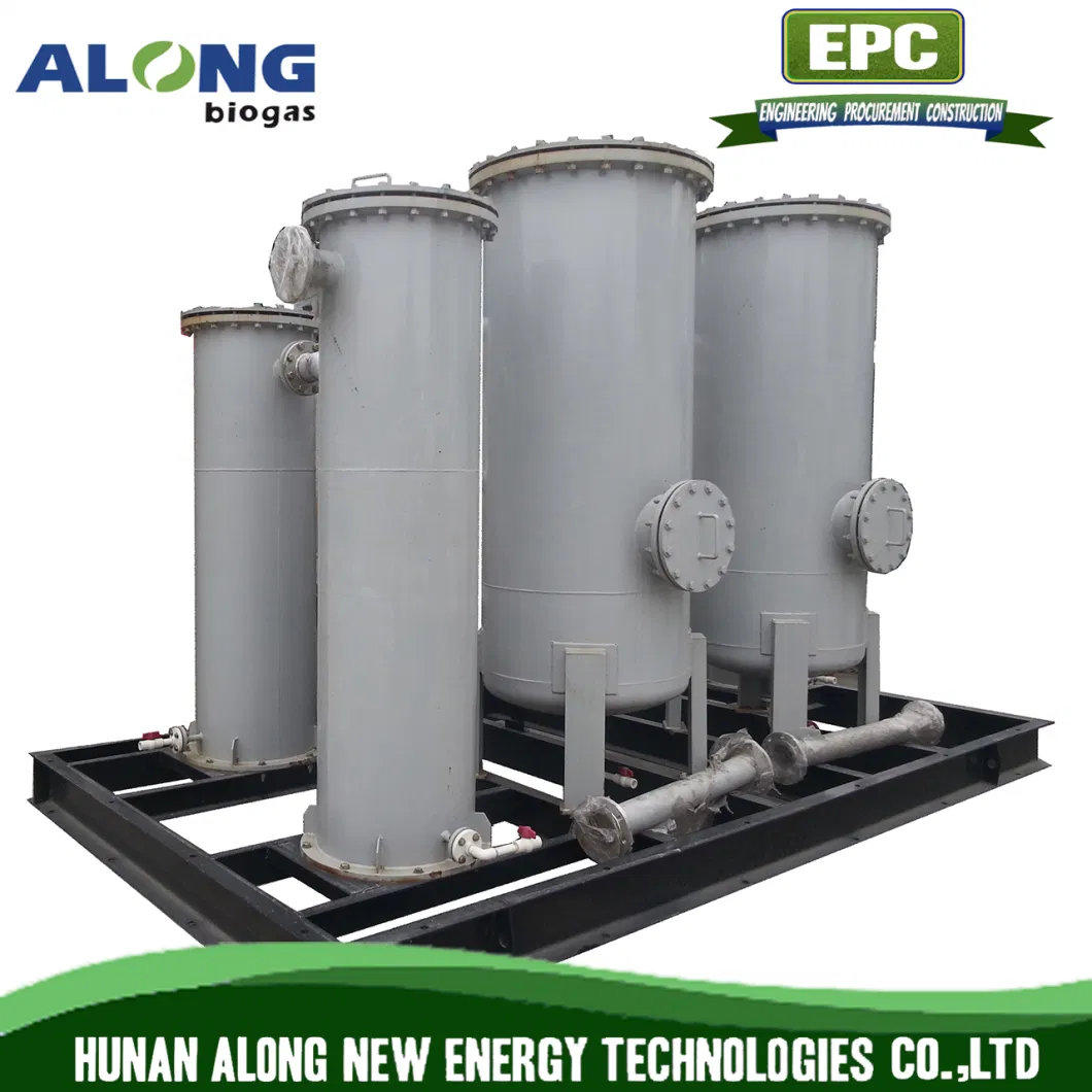 300m3/H Biogas Desulfurization System Purify Pre-Treatment Equipment