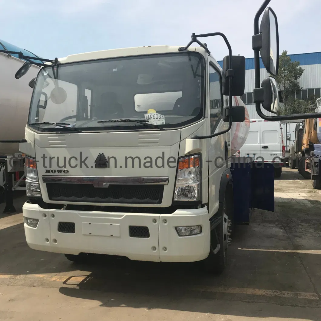 China New HOWO 2t 3t Gas Truck LPG Tanker Truck LPG Tank
