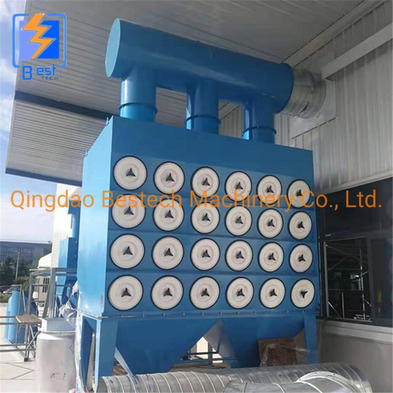 Sand Blasting Horizontal Cartridge Dust Extractor/Dust Collector Unit