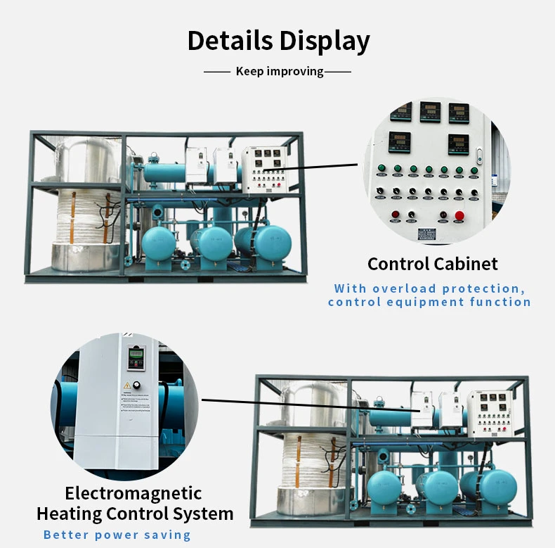 Small Equipment Waste Oil Recovery Plant Waste Oil Recovery Engine Oil Treatment Waste Fully Continuous Pyrolysis