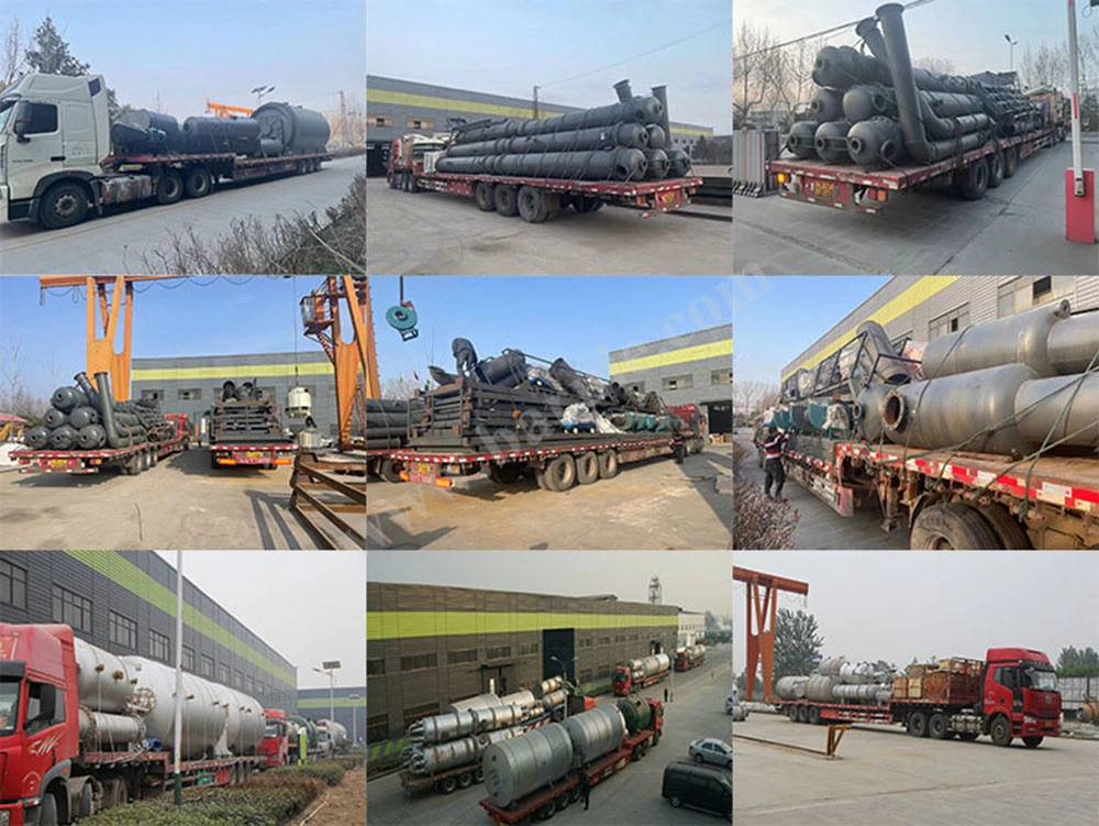 Skid Mounted Type Plastic Tyre Pyrolysis Equipment for Recycling to Fuel Oil