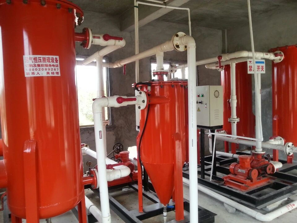 Biogas Desulfurization System/De-Moisture/Pressure Adjust Combined Treatment Equipment