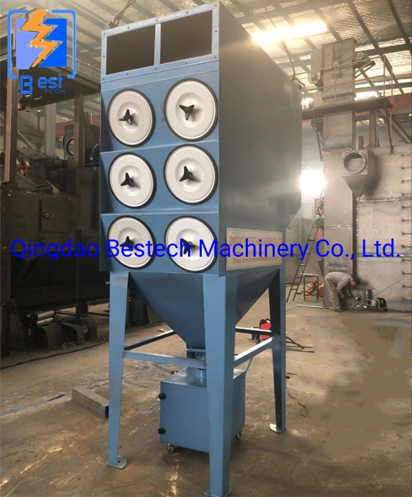 Sand Blasting Horizontal Cartridge Dust Extractor/Dust Collector Unit