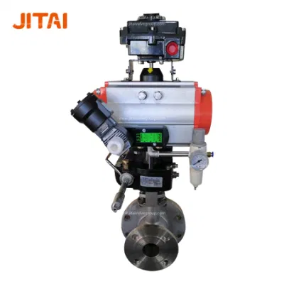 3 Inch Air Operated Unibody Ball Valve with Overide Gearbox