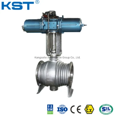 Manufacture Pneumatic Carbon Steel/Stainless Steel/Wcb/Lcb/CF8/CF8m/CF3m Ball Valve with Gearbox Floating Ball/Trunnion Mounted JIS/DIN/En/ANSI/GB API 6D/API598