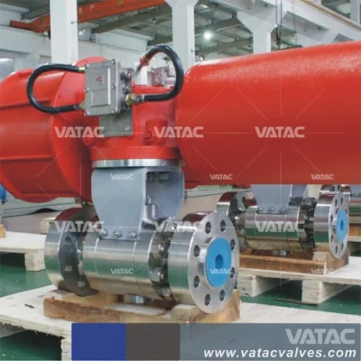 High Pressure Gearbox Trunnion Mounted Ball Valve