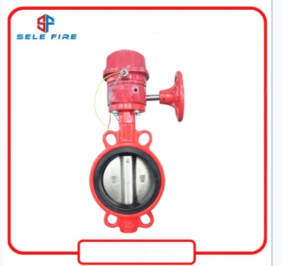UL/FM Approved Gear Operated Grooved Fire Fighting Butterfly Valve, 300psi UL/FM Listed Wafer Butterfly Valve, Flange Butterfly Valve, Manual Butterfly Valve