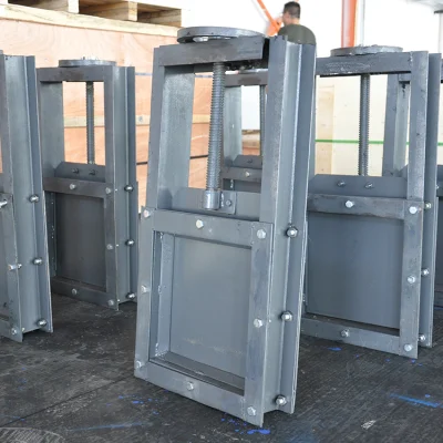 Industrial Electric/Motorized Actuator Operated Flow Control Manual Slide Gate Valve