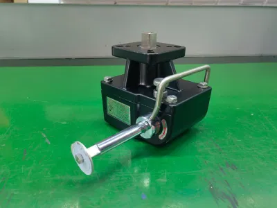 De-Clutchable Manual Override Worm Gear Box for Pneumatic Actuator and Valves