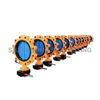 High Performance Butterfly Valve Gearbox Operated