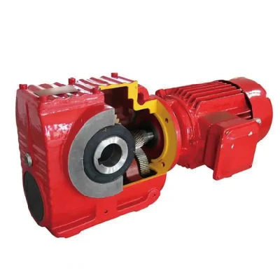 OEM Custom S Series S37 Helical Worm High Speed Gearbox Gear Motor Reducer for Mixer Machine